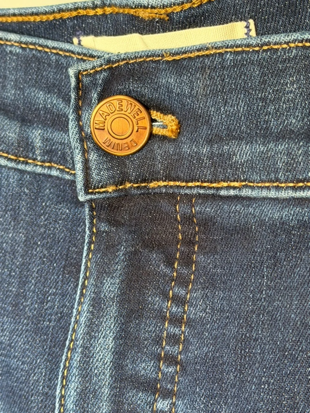Madewell High Rise Skinny Jeans Size 35 Dark Wash NWT Tall - Picture 7 of 10